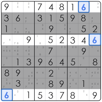 tricks for sudoku solving